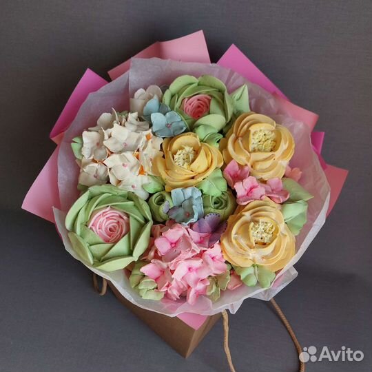 Зефирные цветы