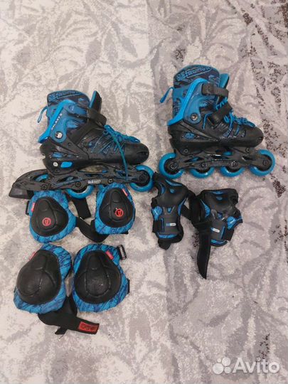 Роликовые коньки детские раздвижные