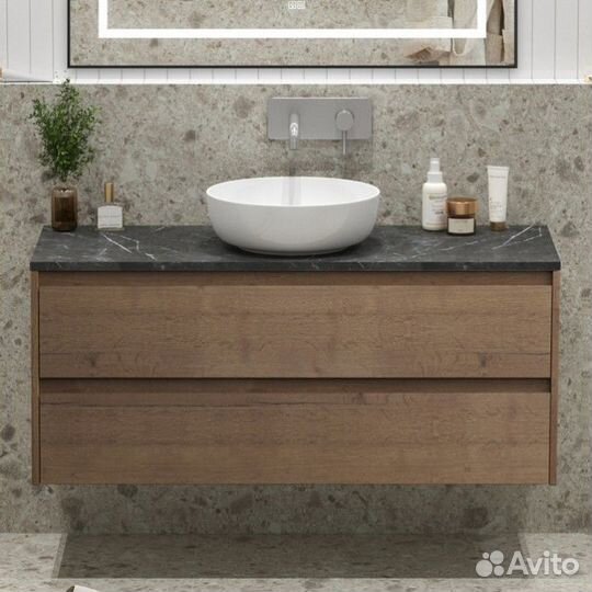 Мебель для ванной BelBagno Kraft-1200-KEP-120-MNO-W0 Rovere Tabacco