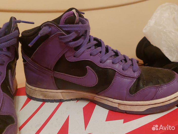 Кроссовик Nike dunk high physic purple оригинал