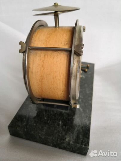 Настольные часы молния барабан СССР 1975 год 1 кла