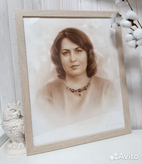 Портрет маслом, карандашом по фото на заказ