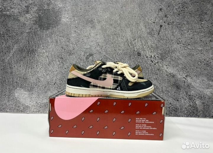 Кроссовки Nike SB dunk low x Cactus Jack Люкс