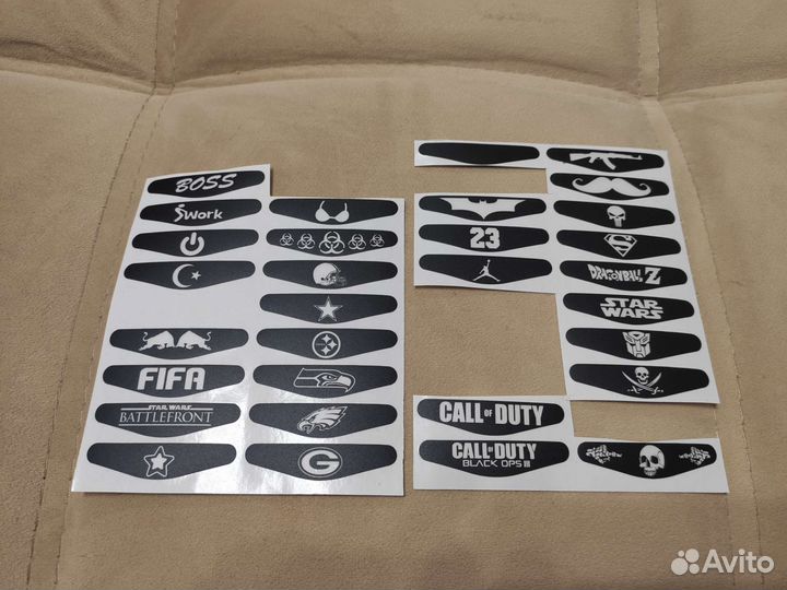 Наклейки на DualShock 4 (на световую панель)