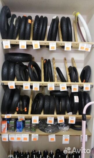 Покрышки, камеры, запчасти для детских колясок