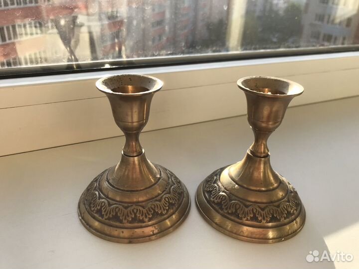 Подсвечник бронза