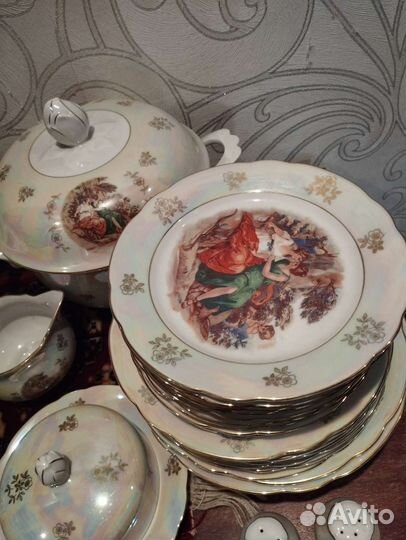 Сервиз столовый новый Мадонна гдр