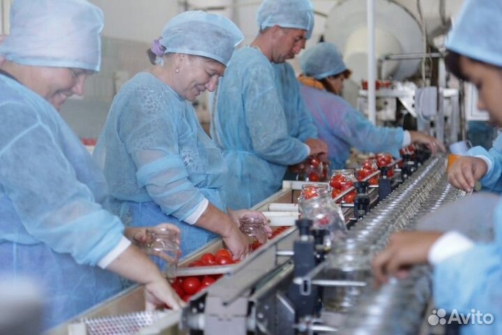 Вахта/питание/упаковщики(цы) /Краснодар