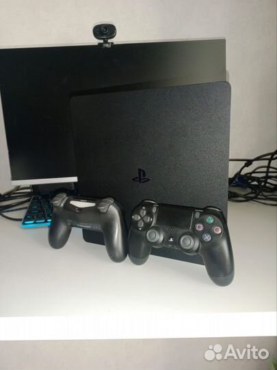 Ps4 slim 1tb с играми