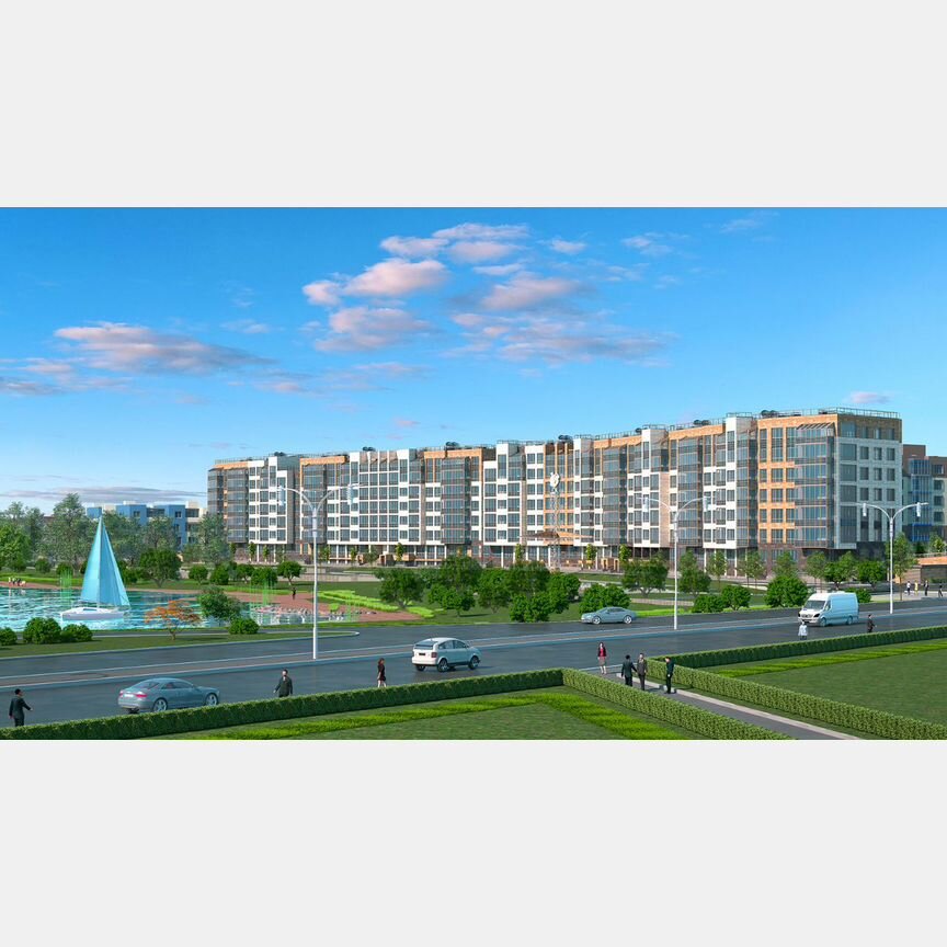 2-к. квартира, 64,7 м², 2/7 эт.