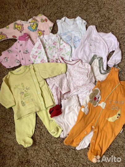 Вещи пакетом на девочку от 0 до 3 месяцев