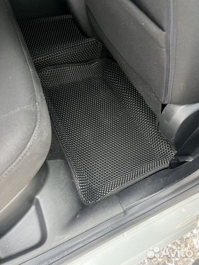 Ева коврики 3D LADA vesta с бортами