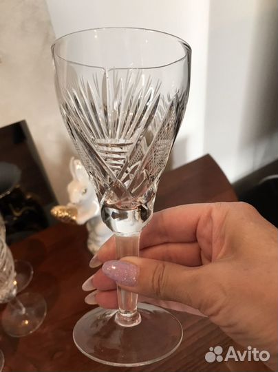 Хрустальные фужеры СССР