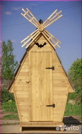 Уличный туалет домик с установкой QDK
