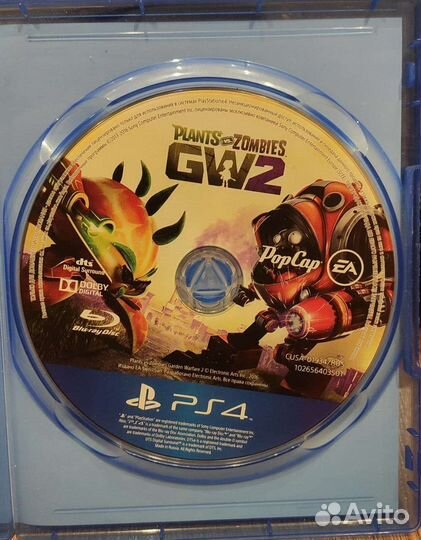 Диск Plants vs zombies garden warfare 2 на ps4