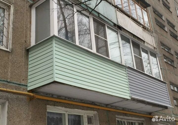 Остекление раздвижное с расширением