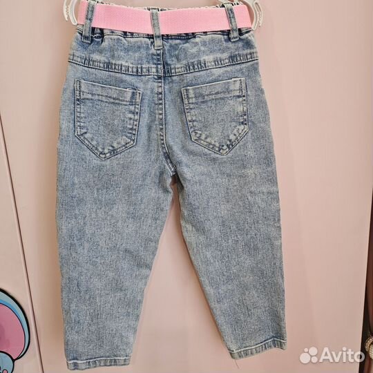 Джинсы для девочки 98