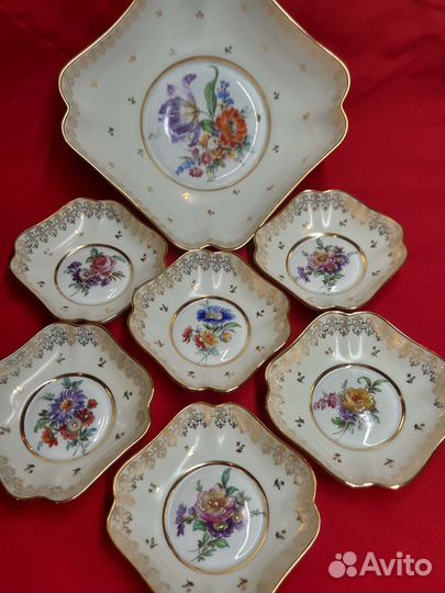 Компотьерка Лимож с 6 вазочками