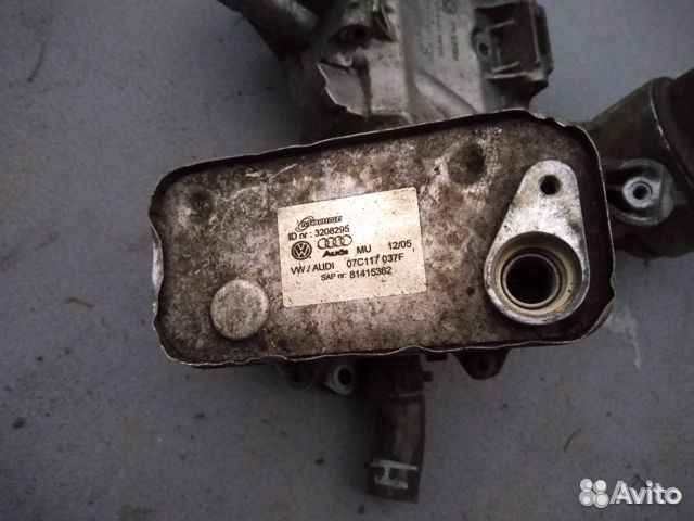 Корпус масляного фильтра 6.0 w12 Audi A8 D3