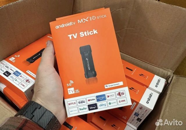 Tv stick 4k /тв смарт приставка (android)