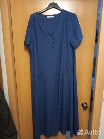 Платье летнее женское льняное