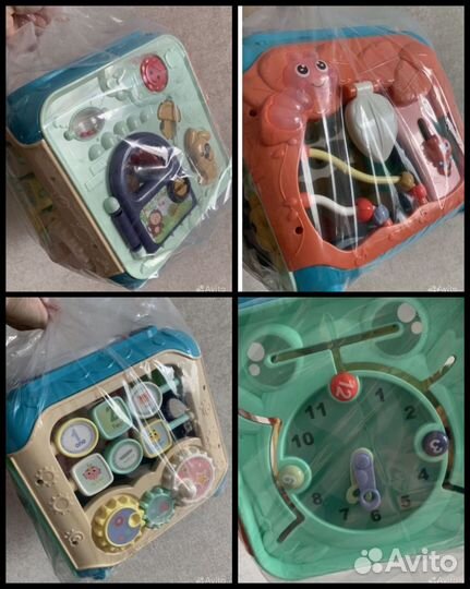 Кубик бизиборд детский новый