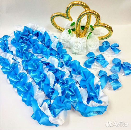 Украшения на автомобиль свадебные бу