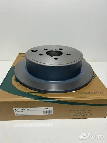 Диск тормозной GR-01898 G-brake