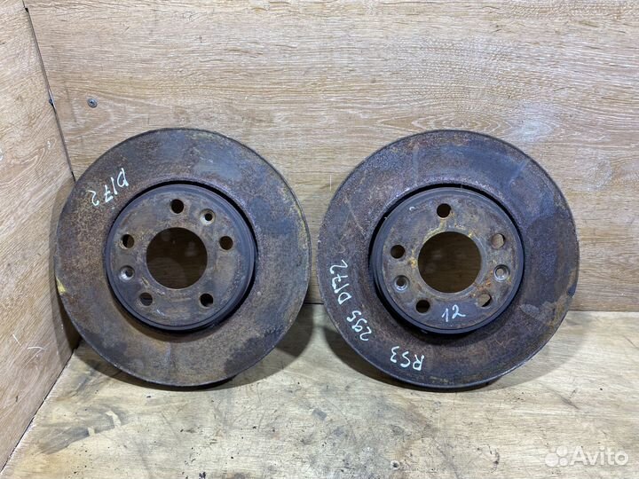 Комплект передних тормозных дисков Scenic 3 D172