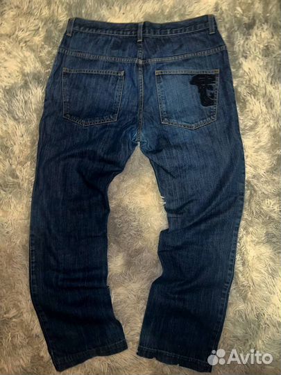 Джинсы versace collection big logo