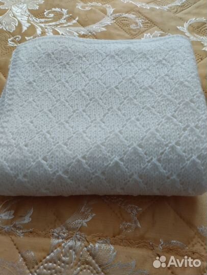 Плед детский вязаный ручная работа