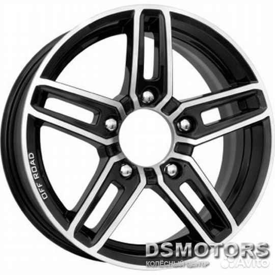 Диски Дон 6.5/16 5x139.7 ET40 d98.0 алмаз чёрный