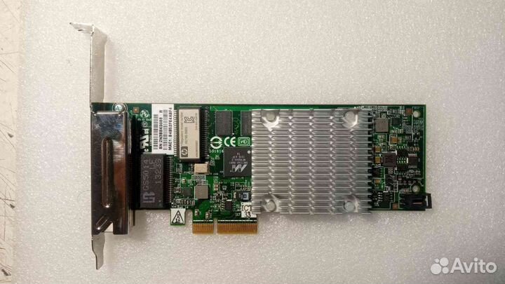 Сетевая карта HP NC375T PCI-E RJ45 4 порта Gigabit