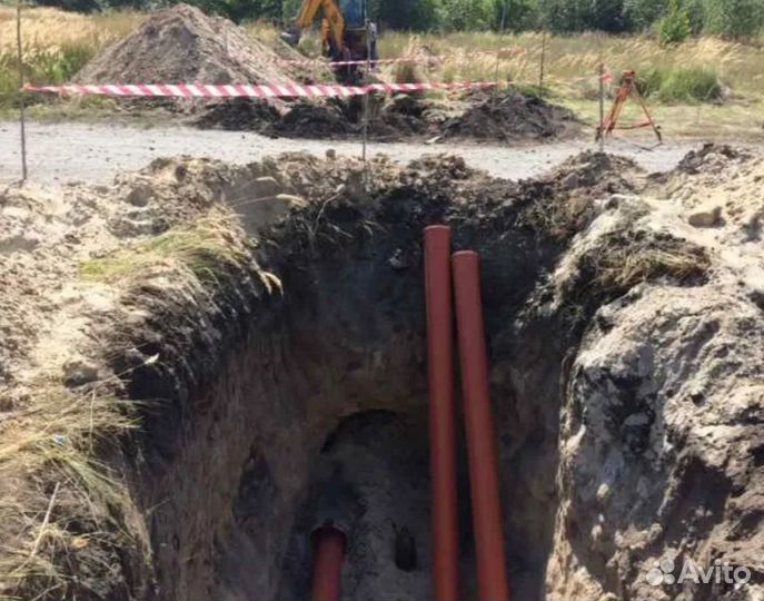 Прокол ГНБ, проколы под дорогой. водопровод