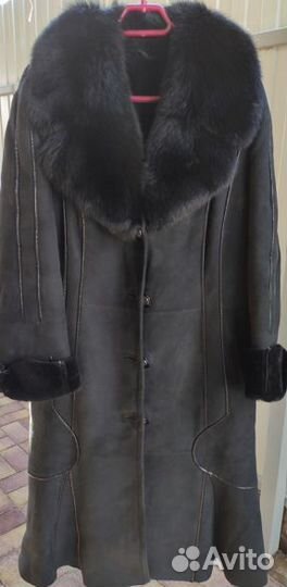 Дубленка натуральная длинная женская новая