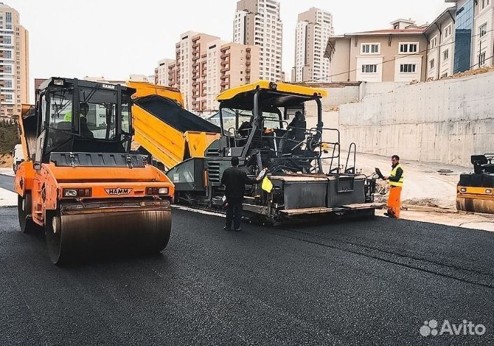 Асфальтирование,укладка асфальта