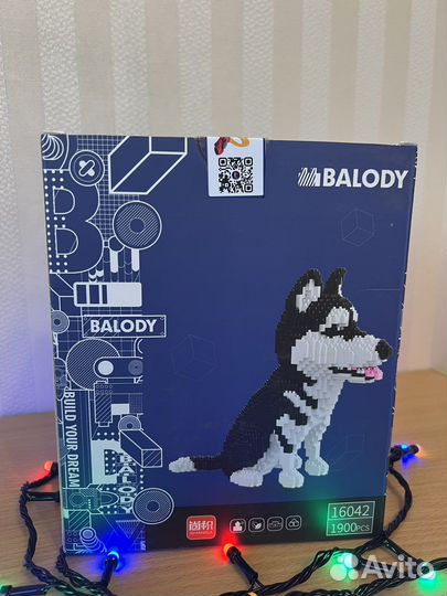 3D собака Конструктор Сибиская Хаски