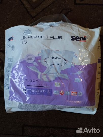 Памперсы для взрослых seni