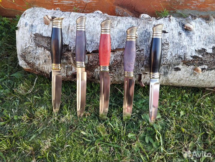 Нож Финка нквд из дамасской стали