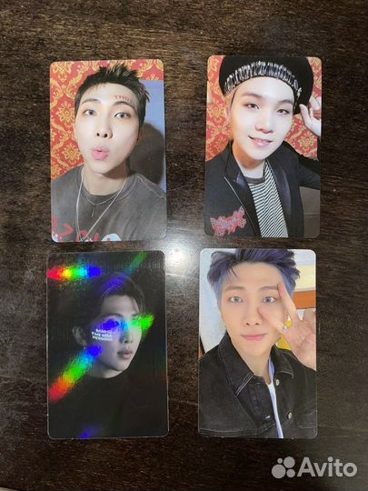 BTS season greeting 2022. Photocards Юнги, Намджун
