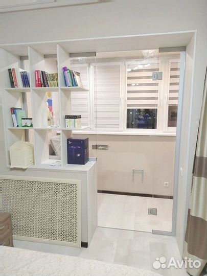 Раздвижные перегородки из стекла лофт