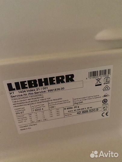 Холодильник liebherr