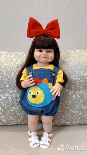 Кукла Реборн полностью силиконовая девочка