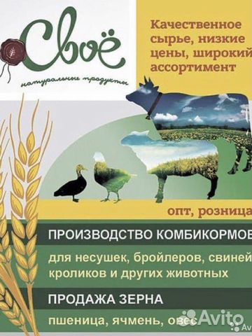 Комбикорма, корма для животных