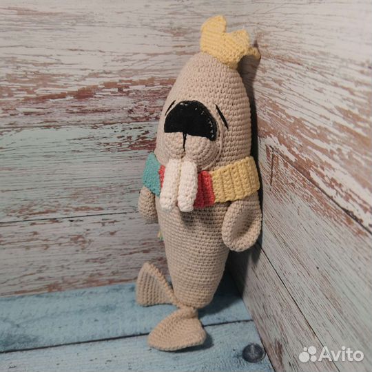 Вязаная игрушка ручной работы