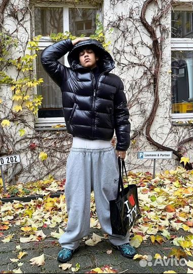 Пуховик Zara x moncler(на руках)