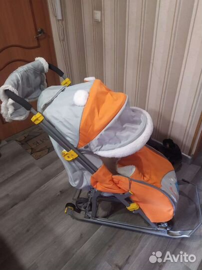 Коляска санки