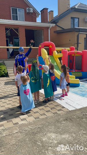 Аренда батут надувной и крафтовые игры
