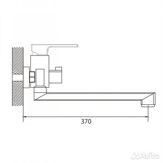 Смеситель Shevanik оружейная сталь S8222T