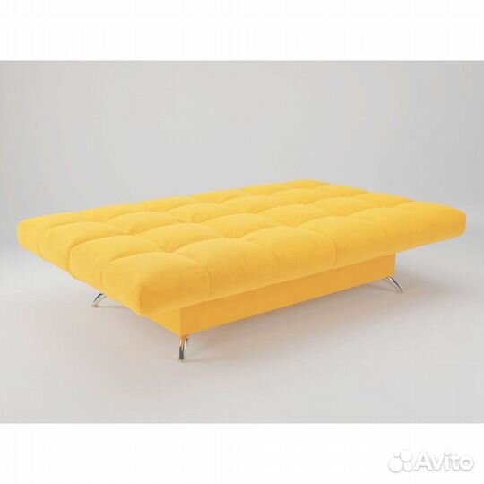 Диван «Клик-кляк» ППУ - Желтый (велюр)